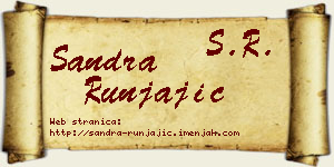 Sandra Runjajić vizit kartica